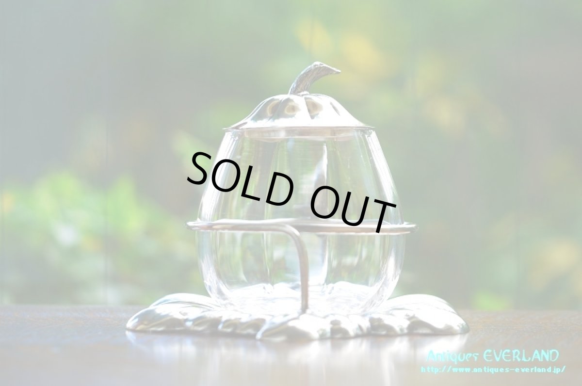 画像8: シルバー　ウォーカー＆ホール　ペアシェイプ ジャム ポット (8)