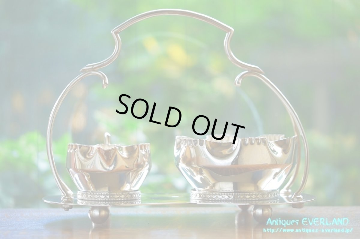 画像5: シルバー　ミルク＆シュガー セット　アーチハンドル (5)