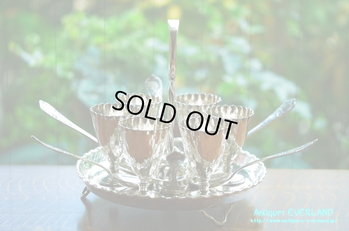 画像3: シルバー　Jonathan Wilson Hukin & John Thomas Heath　エッグスタンド　6人用 (3)