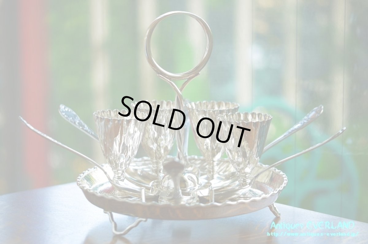 画像4: シルバー　Jonathan Wilson Hukin & John Thomas Heath　エッグスタンド　6人用 (4)