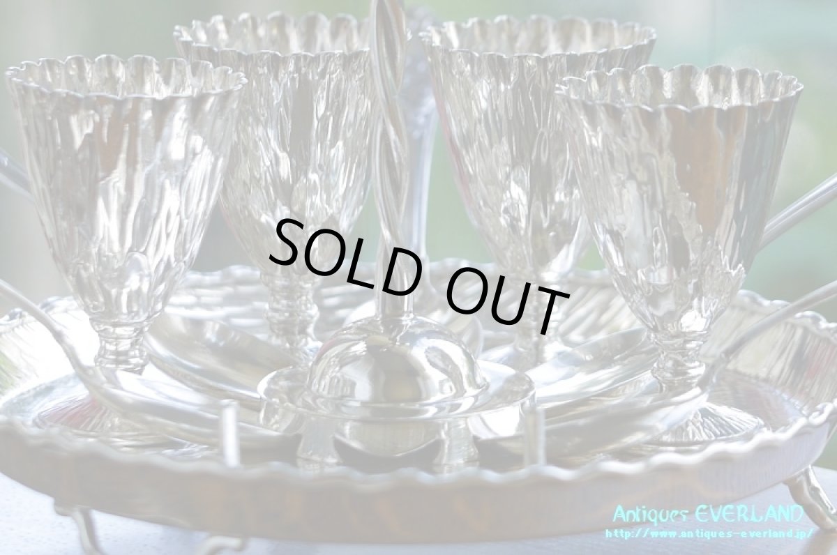 画像6: シルバー　Jonathan Wilson Hukin & John Thomas Heath　エッグスタンド　6人用 (6)