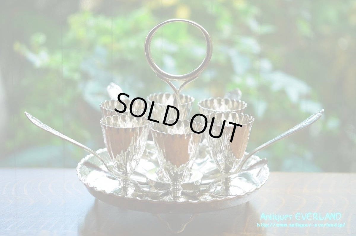 画像2: シルバー　Jonathan Wilson Hukin & John Thomas Heath　エッグスタンド　6人用 (2)