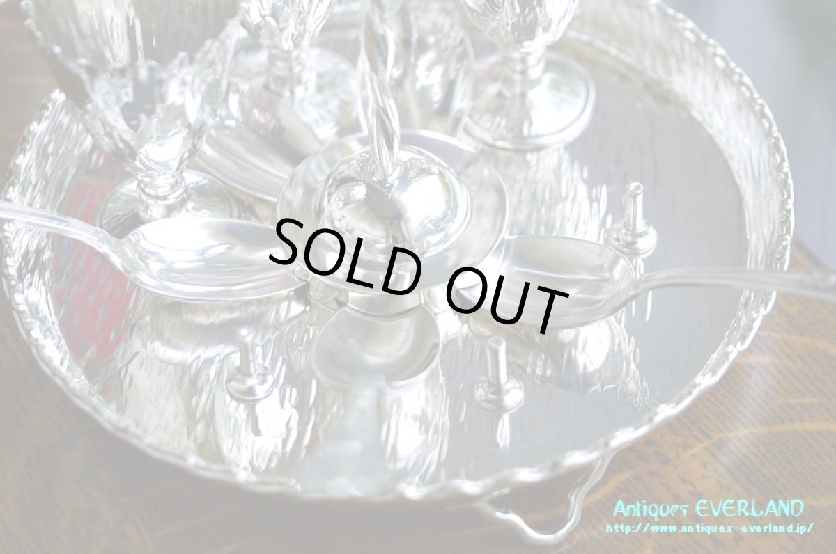 画像5: シルバー　Jonathan Wilson Hukin & John Thomas Heath　エッグスタンド　6人用 (5)