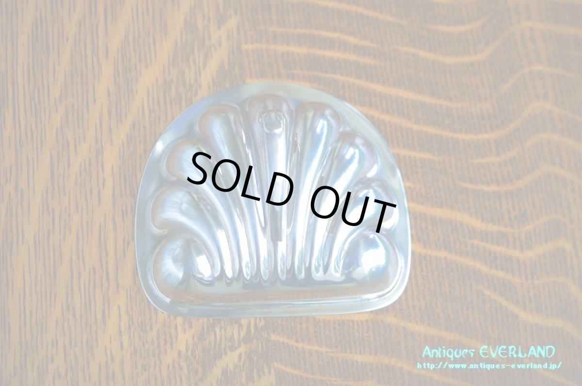 画像10: シルバー　バターディッシュ　シェル 貝殻　蓋付 (10)