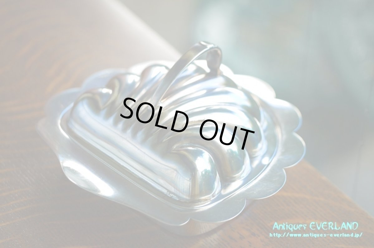 画像6: シルバー　バターディッシュ　シェル 貝殻　蓋付 (6)