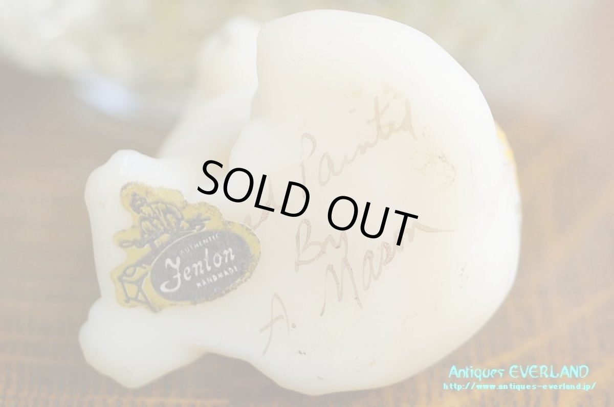 画像13: フェントン　サテン ガラス　猫　デイジー (13)