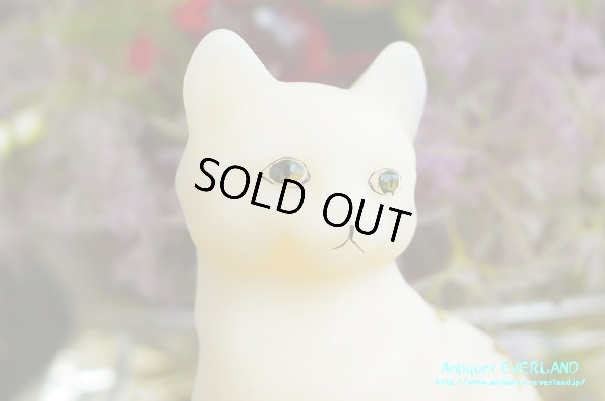 画像8: フェントン　サテン ガラス　猫　デイジー (8)