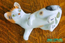 画像9: ロイヤル ドルトン　三毛猫　立つ　フィギュリン　フィギュア　陶人形 (9)