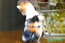 画像4: ロイヤル ドルトン　三毛猫　立つ　フィギュリン　フィギュア　陶人形 (4)