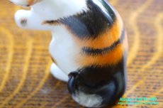 画像12: ロイヤル ドルトン　三毛猫　立つ　フィギュリン　フィギュア　陶人形 (12)