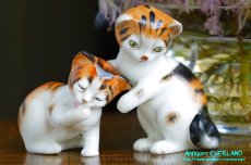 画像15: ロイヤル ドルトン　三毛猫　立つ　フィギュリン　フィギュア　陶人形 (15)