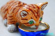 画像14: バジル・マシューズ　タビーキャット　子猫　フィギュリン　フィギュア　陶人形 (14)