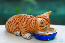 画像7: バジル・マシューズ　タビーキャット　子猫　フィギュリン　フィギュア　陶人形 (7)