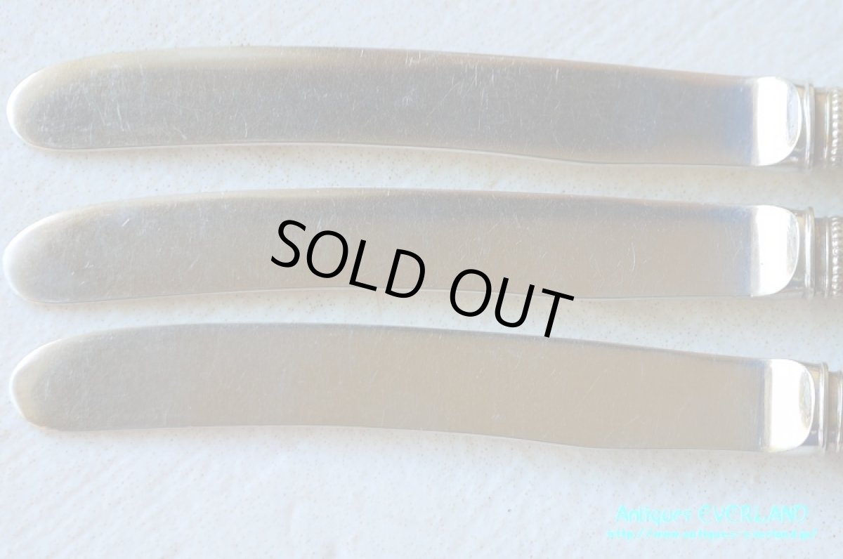 画像6: シルバー　William Hutton & Sons　ティーナイフ 6本セット　マザーオブパール　オリジナルボックス入り (6)