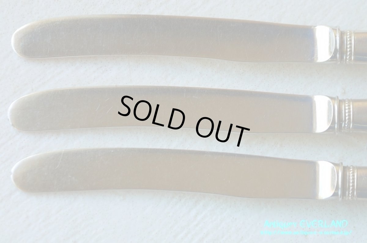 画像12: シルバー　William Hutton & Sons　ティーナイフ 6本セット　マザーオブパール　オリジナルボックス入り (12)