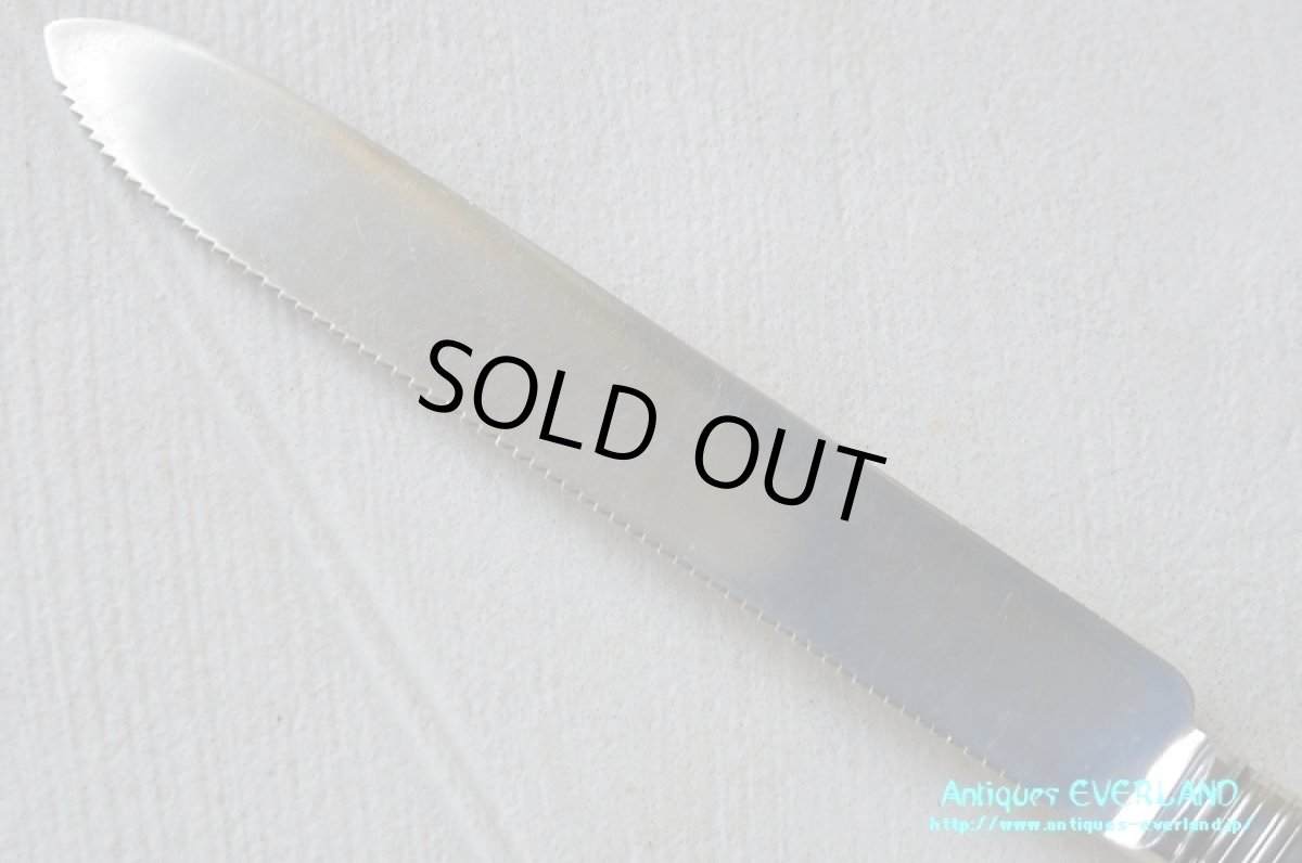 画像11: 純銀　Isaac Ellis & Sons　ケーキナイフ　マザーオブパール (11)