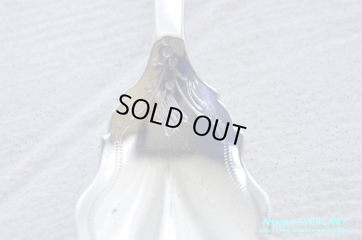 画像3: シルバー　ジャムスプーン　マザーオブパール　スカラップ (3)