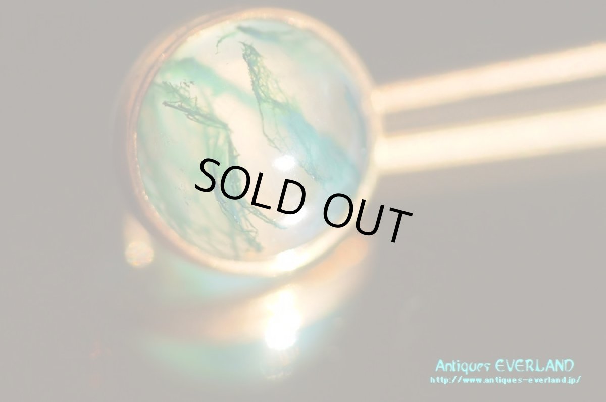 画像9: ピンブローチ モスアゲート (9)