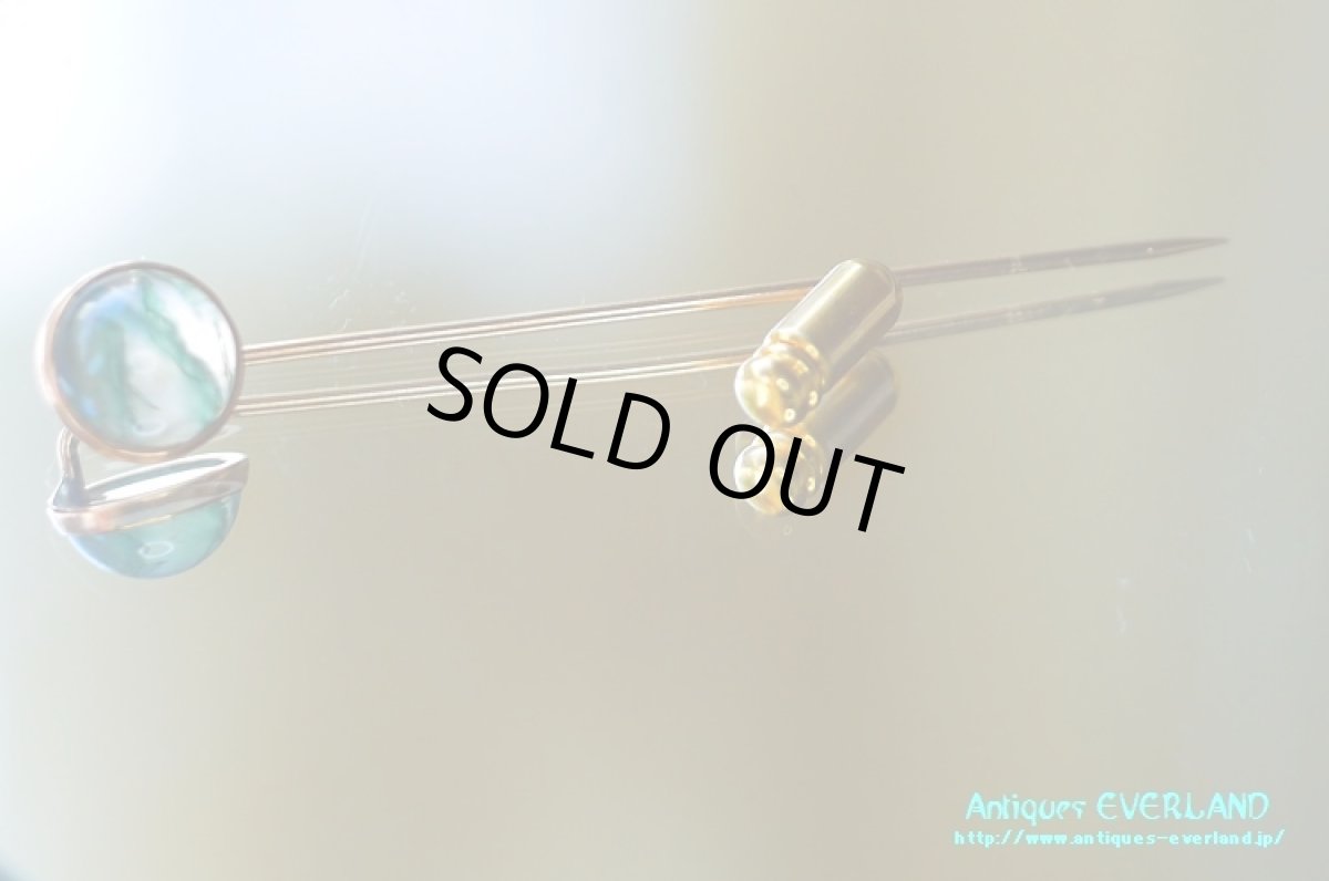 画像4: ピンブローチ モスアゲート (4)