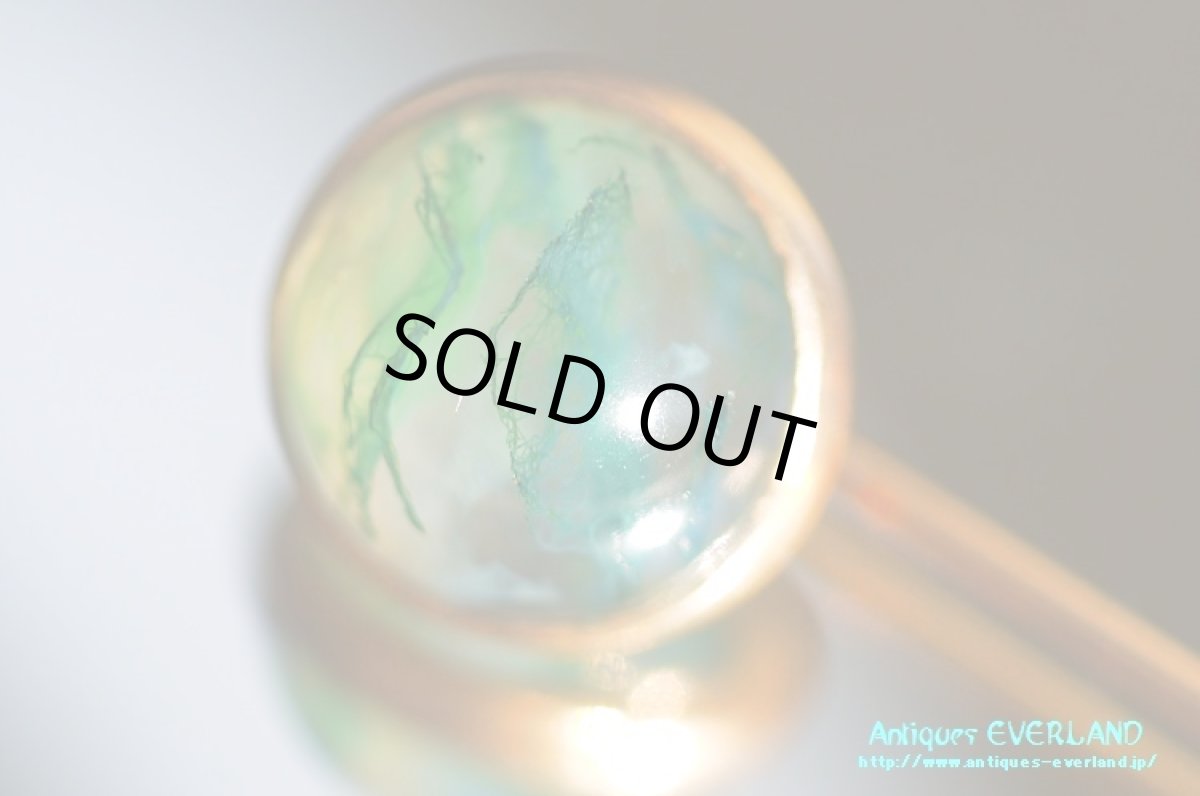 画像8: ピンブローチ モスアゲート (8)