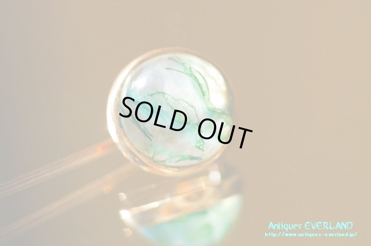 画像6: ピンブローチ モスアゲート (6)