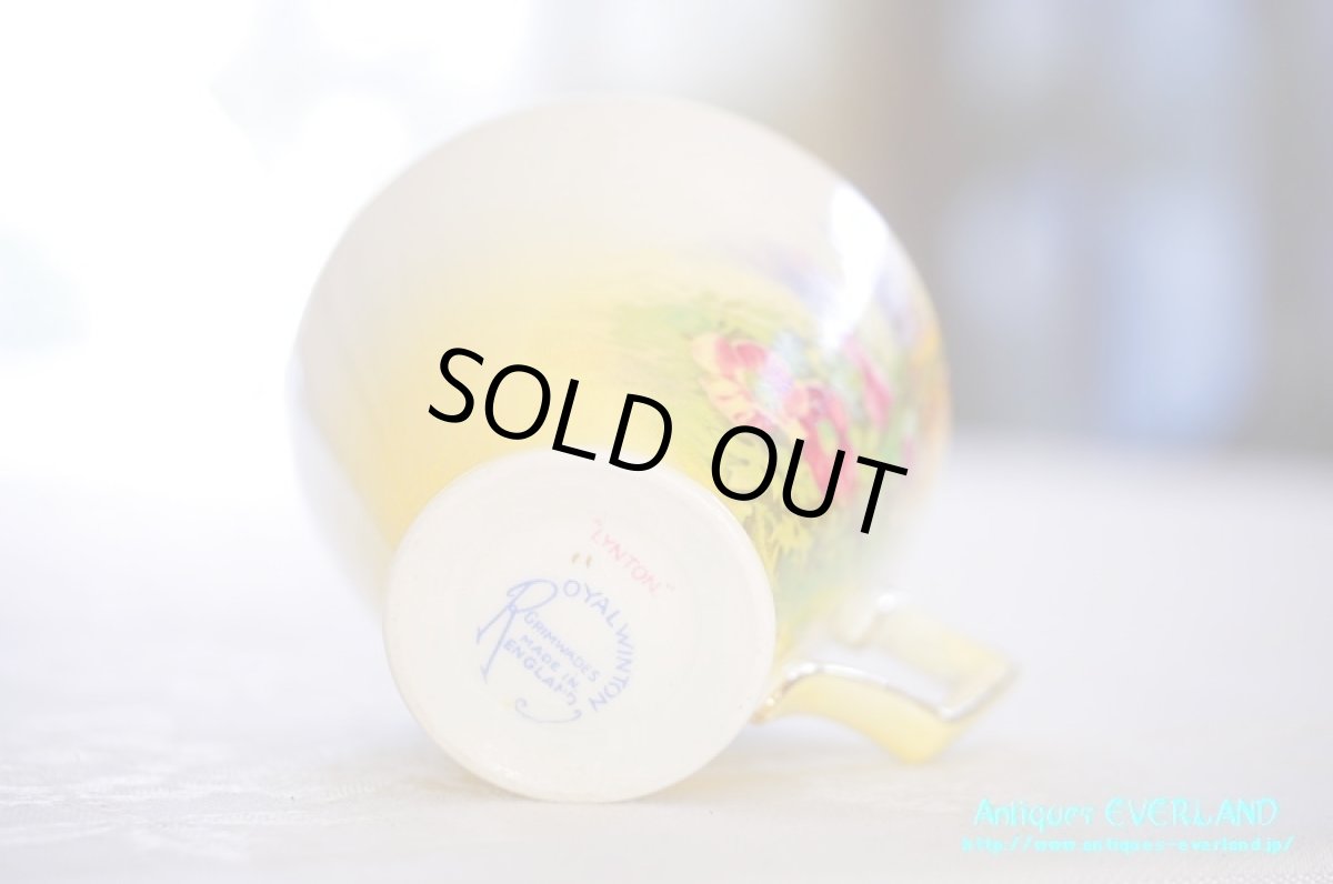 画像12: ロイヤル・ウイントン　カップ&ソーサー　Lynton　リントン　オールド ローズ (12)