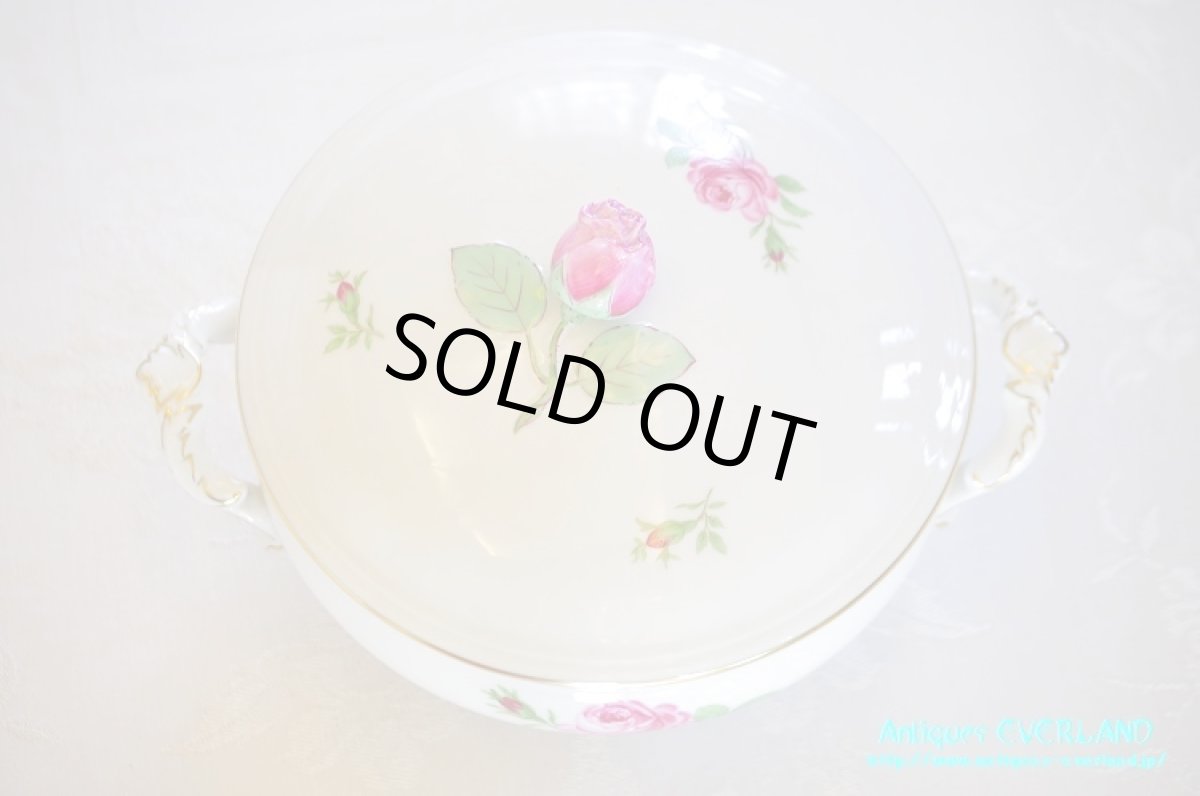 画像3: FÜRSTENBERG フュルステンベルク ファステンバーグ ディナーセット Rosebud ローズバッド 蕾 つぼみ ローズ 薔薇 バラ (3)