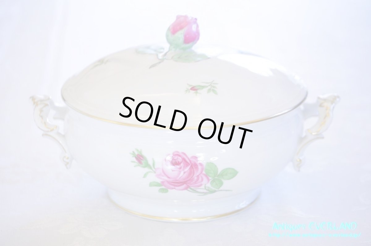 画像2: FÜRSTENBERG フュルステンベルク ファステンバーグ ディナーセット Rosebud ローズバッド 蕾 つぼみ ローズ 薔薇 バラ (2)