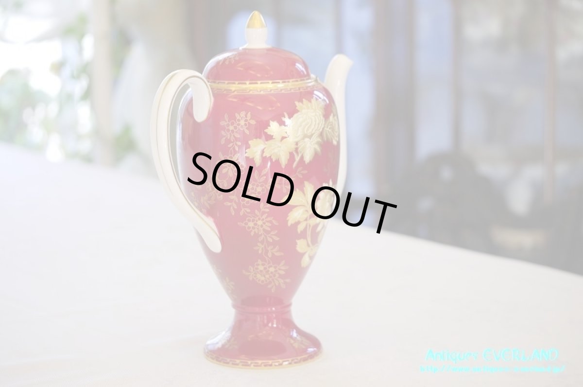 画像4: ウェッジウッド トンキン ルビー コーヒーセット (4)