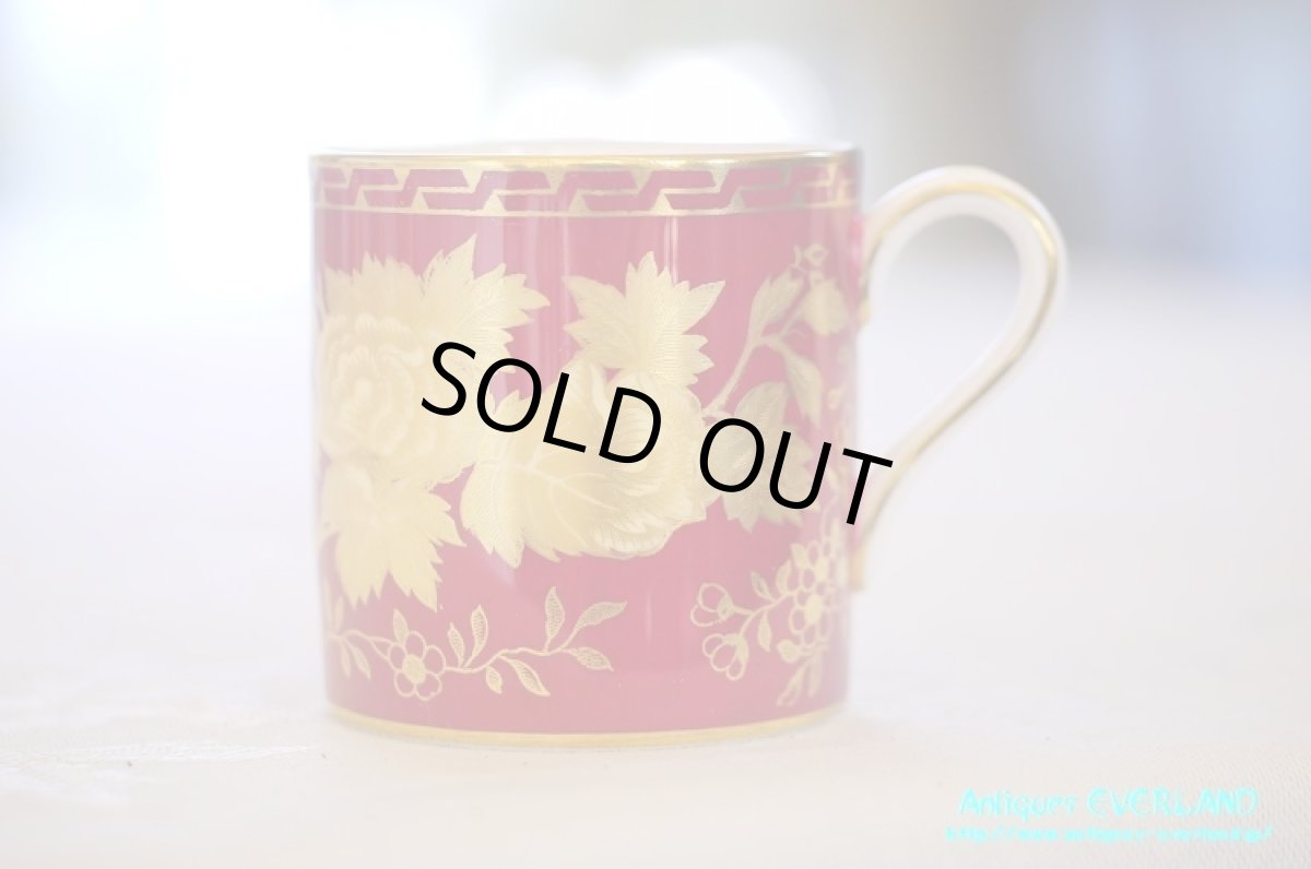 画像14: ウェッジウッド トンキン ルビー コーヒーセット (14)