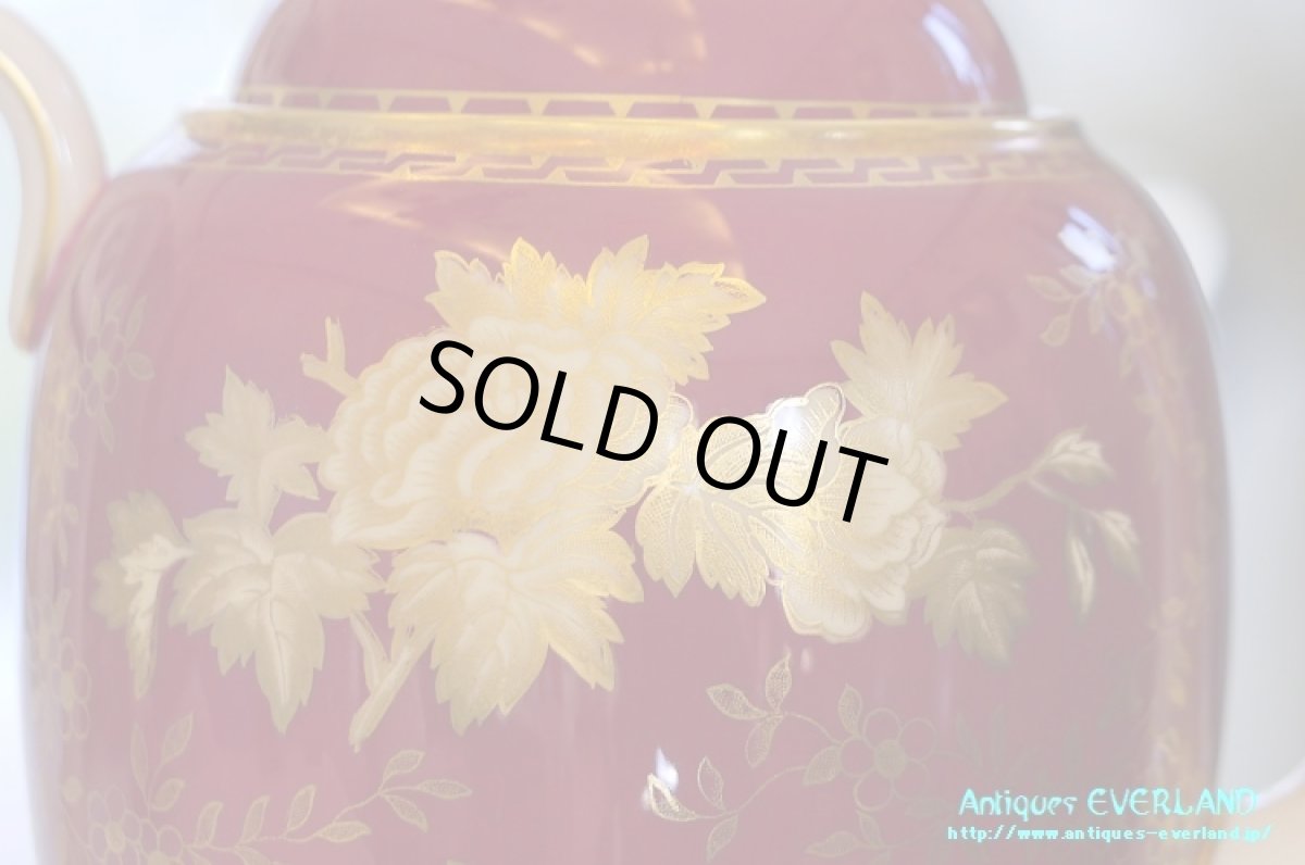 画像8: ウェッジウッド トンキン ルビー コーヒーセット (8)