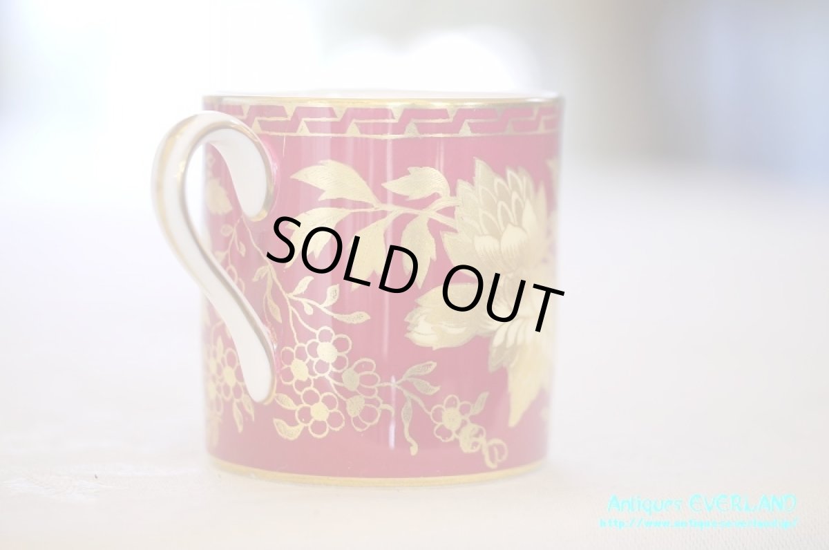 画像15: ウェッジウッド トンキン ルビー コーヒーセット (15)