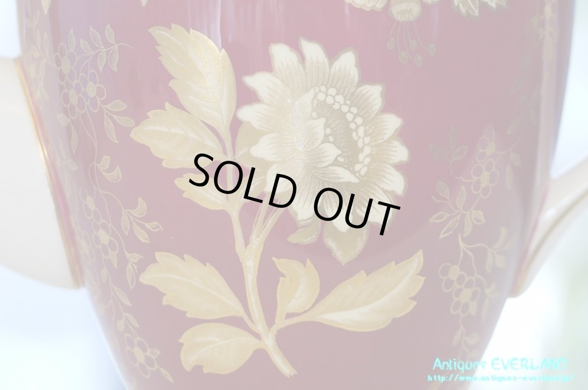 画像9: ウェッジウッド トンキン ルビー コーヒーセット (9)