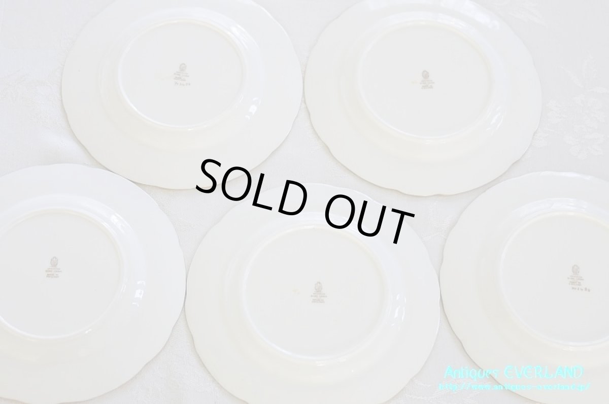 画像7: ウェッジウッド　トンキン ルビー　サラダプレート　5枚組 (7)