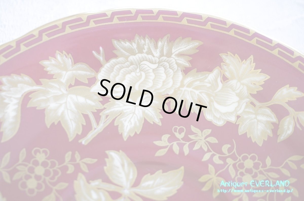 画像13: ウェッジウッド　トンキン ルビー　コンソメ カップ&ソーサー 6客セット (13)