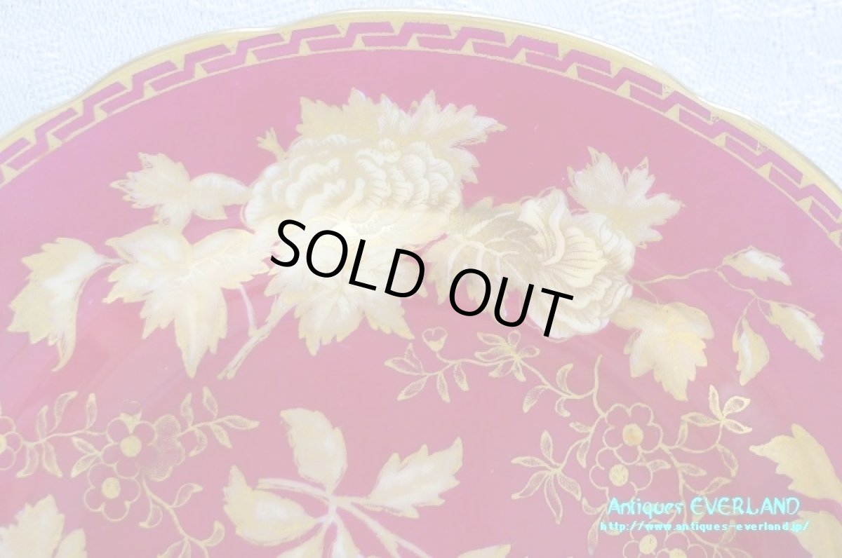 画像4: ウェッジウッド　トンキン ルビー　サラダプレート　5枚組 (4)