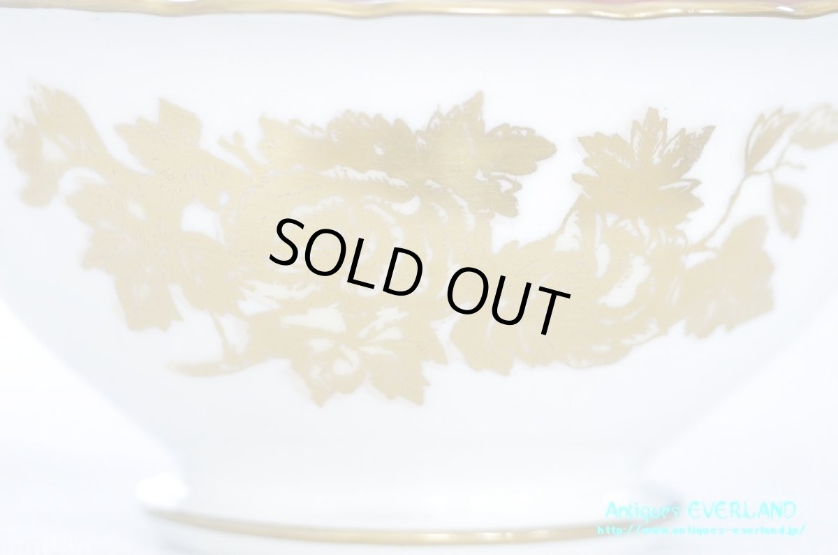 画像5: ウェッジウッド　トンキン ルビー　コンソメ カップ&ソーサー セット (5)