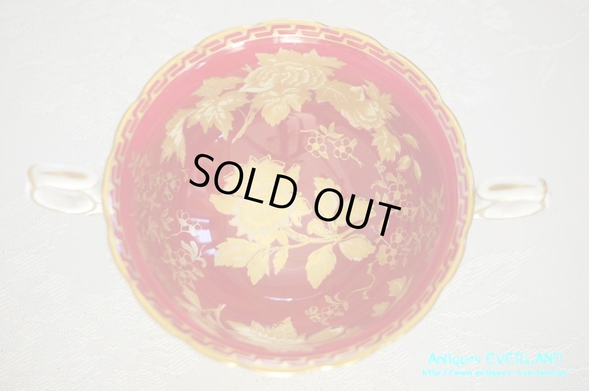 画像10: ウェッジウッド　トンキン ルビー　コンソメ カップ&ソーサー セット (10)