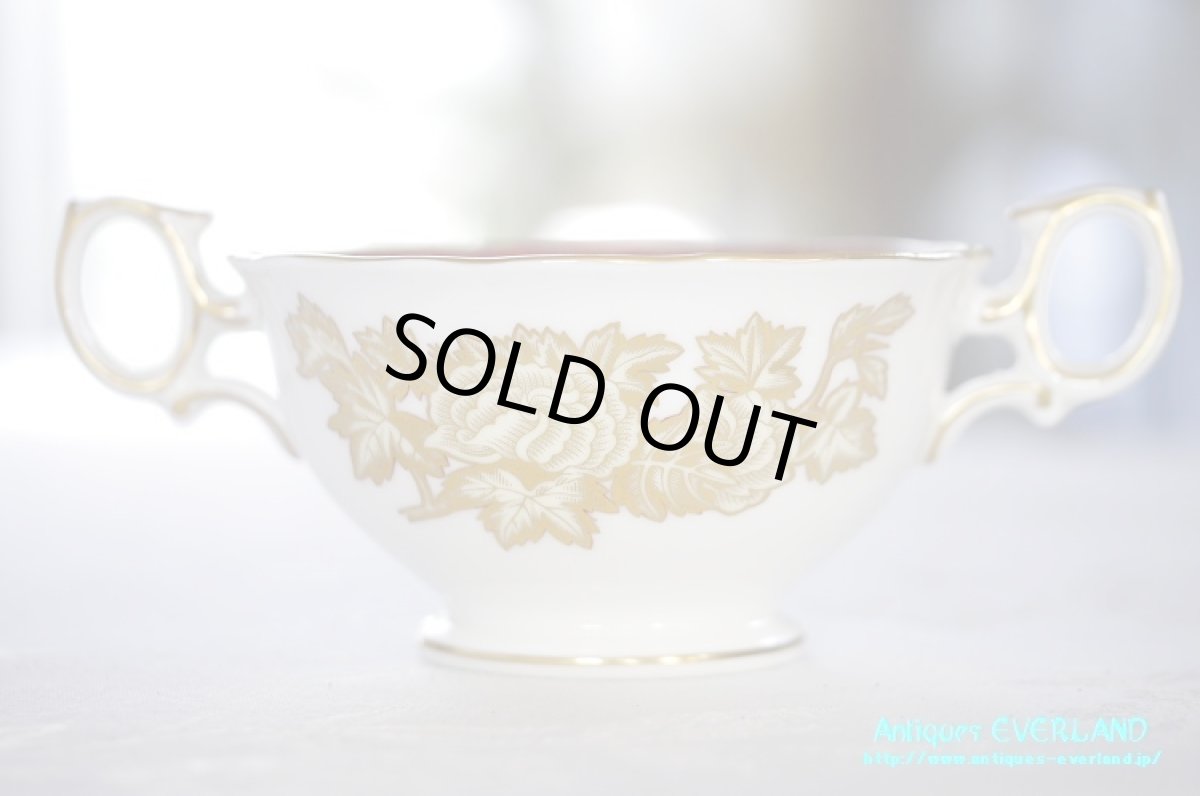 画像7: ウェッジウッド　トンキン ルビー　コンソメ カップ&ソーサー 6客セット (7)