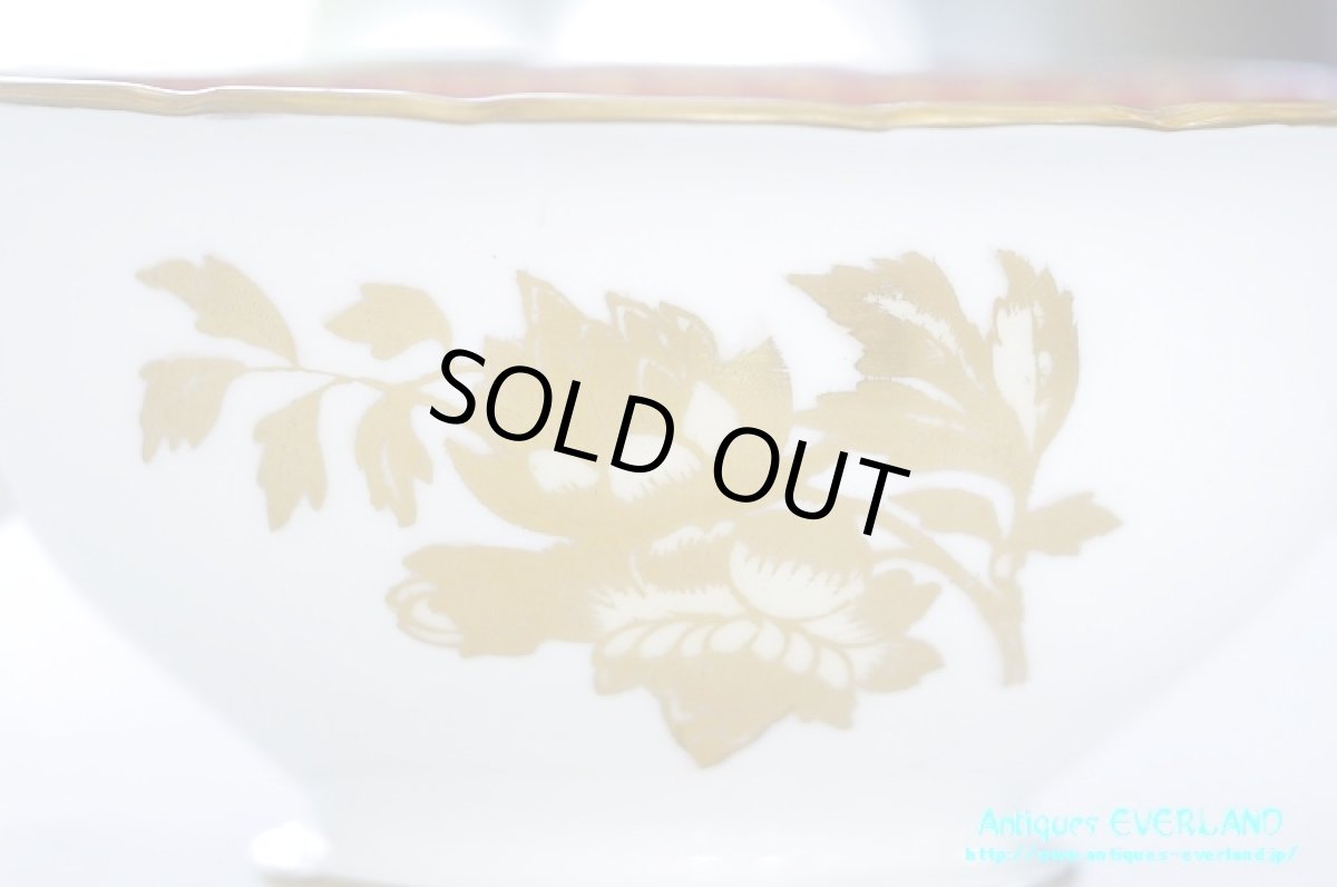 画像7: ウェッジウッド　トンキン ルビー　コンソメ カップ&ソーサー セット (7)