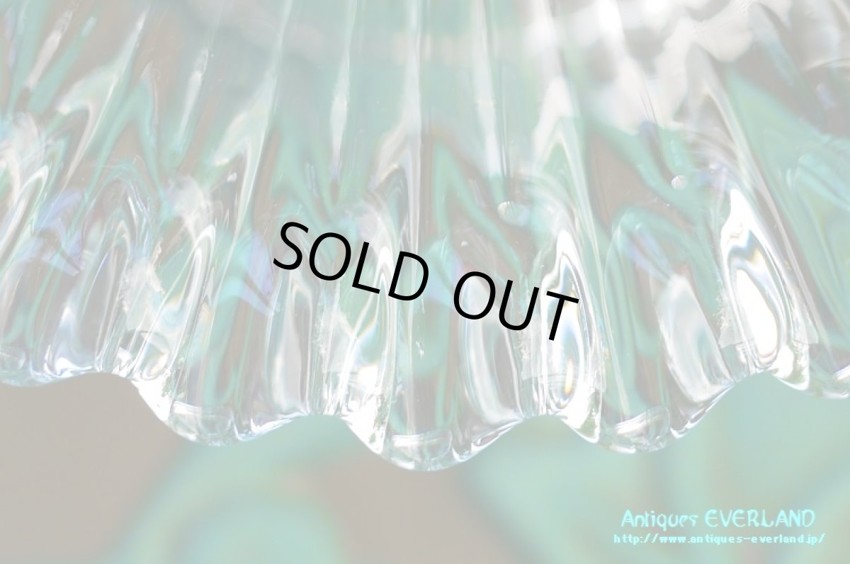 画像7: プレス ガラス　タッツァ　コンポート　ホールケーキスタンド (7)