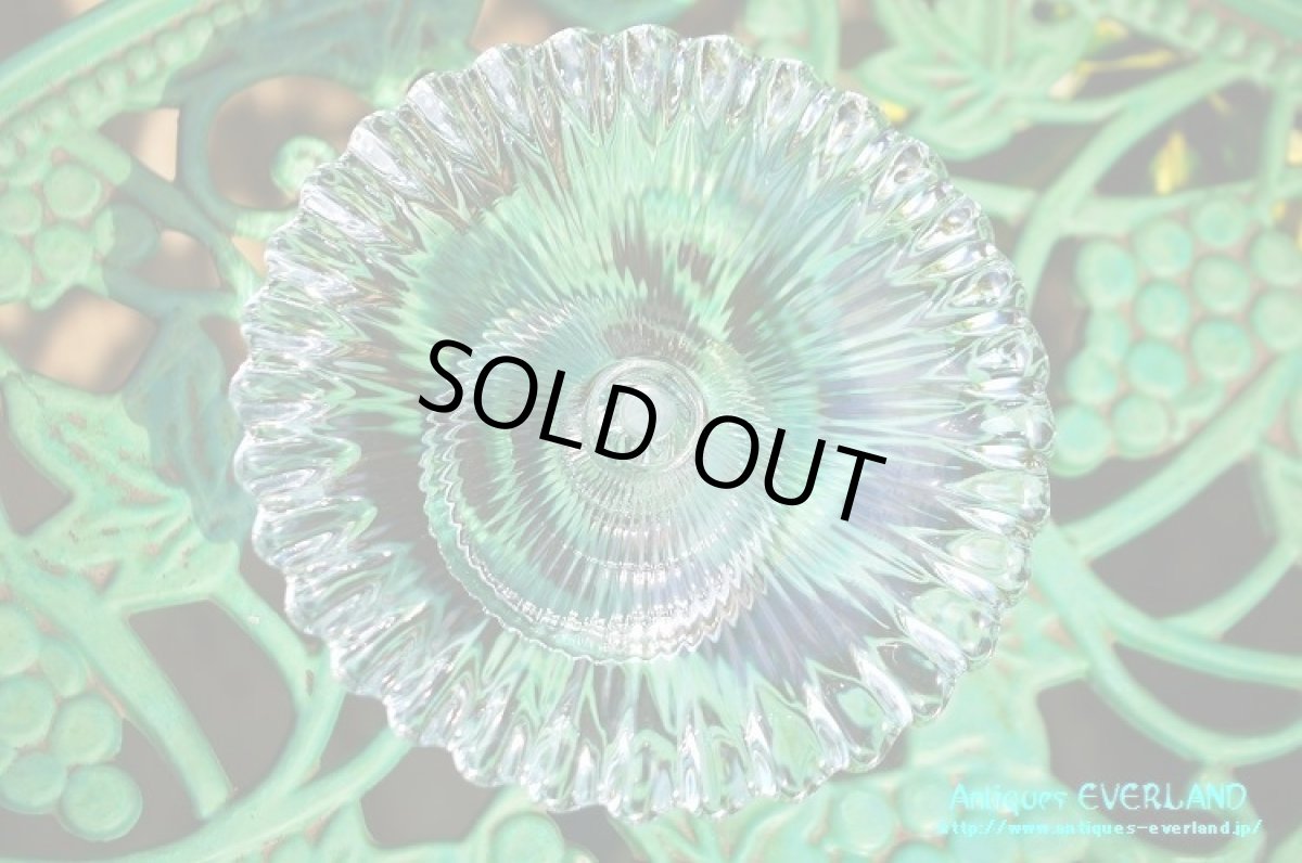 画像3: プレス ガラス　タッツァ　コンポート　ホールケーキスタンド (3)