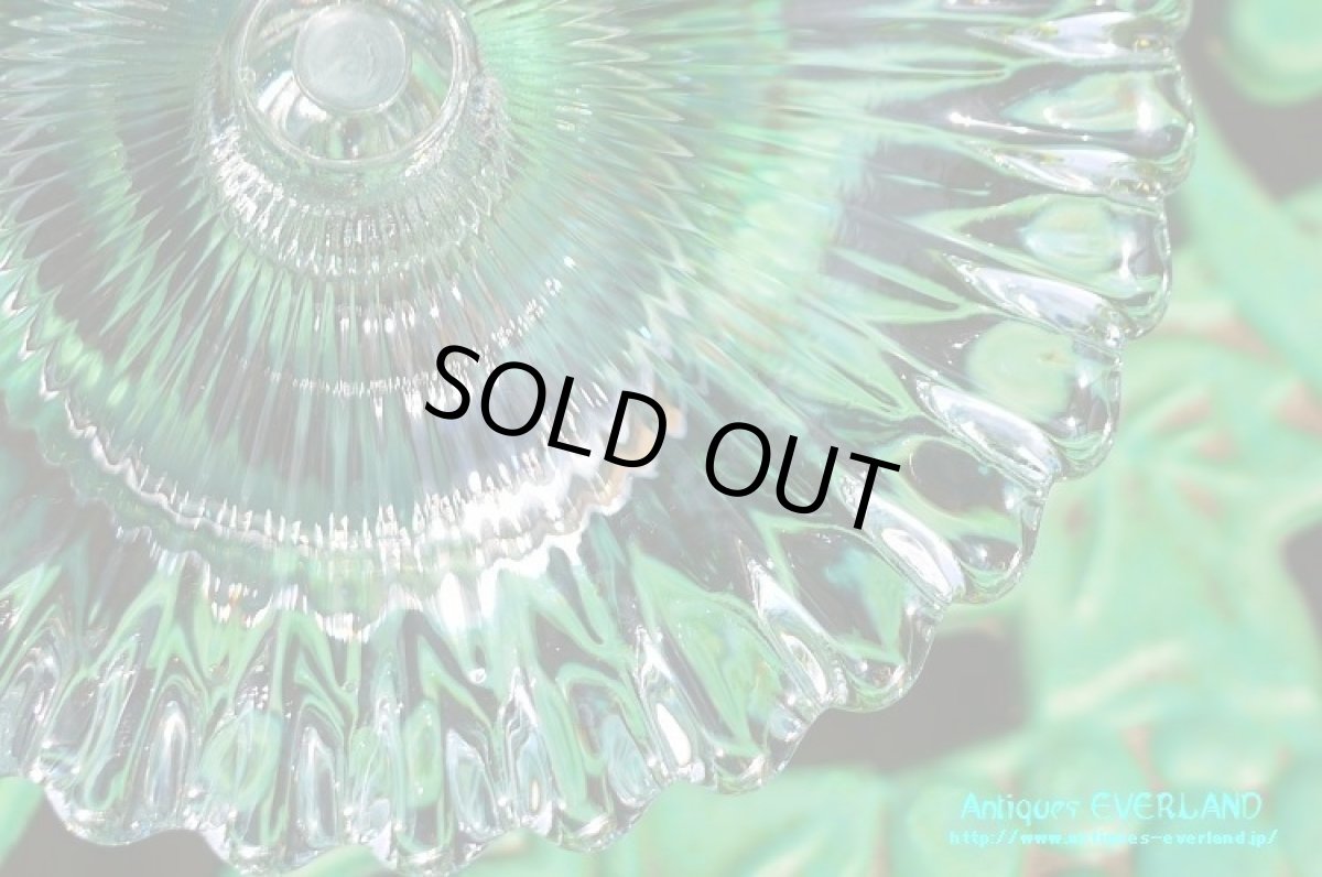 画像6: プレス ガラス　タッツァ　コンポート　ホールケーキスタンド (6)