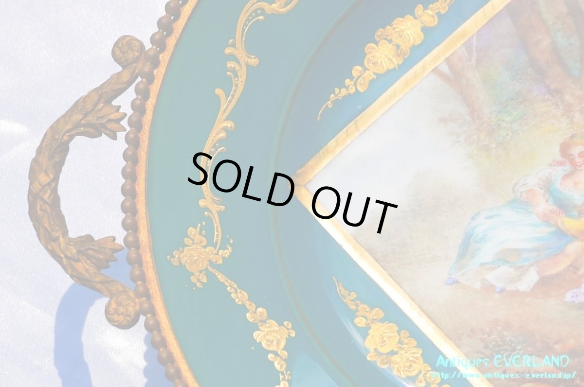 画像12: フランス　ナポレオンIII　オールド パリ　Vieux Paris　ファイアンスコンポート (12)