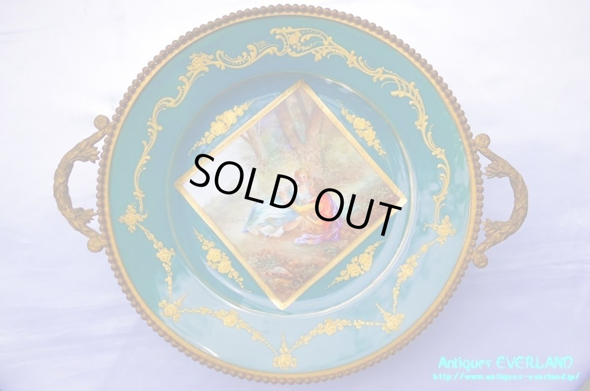 画像2: フランス　ナポレオンIII　オールド パリ　Vieux Paris　ファイアンスコンポート (2)