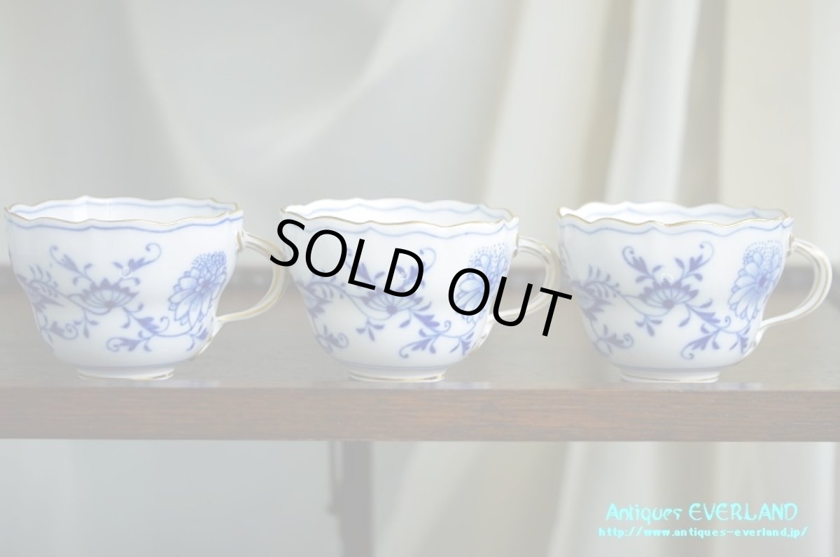 画像6: マイセン　ブルー オニオン　カップ&ソーサー　6客セット (6)