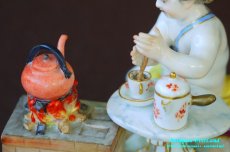 画像13: マイセン　四大元素　火　チョコレートメイキング　陶人形 (13)