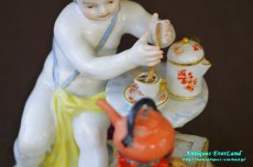 画像12: マイセン　四大元素　火　チョコレートメイキング　陶人形 (12)