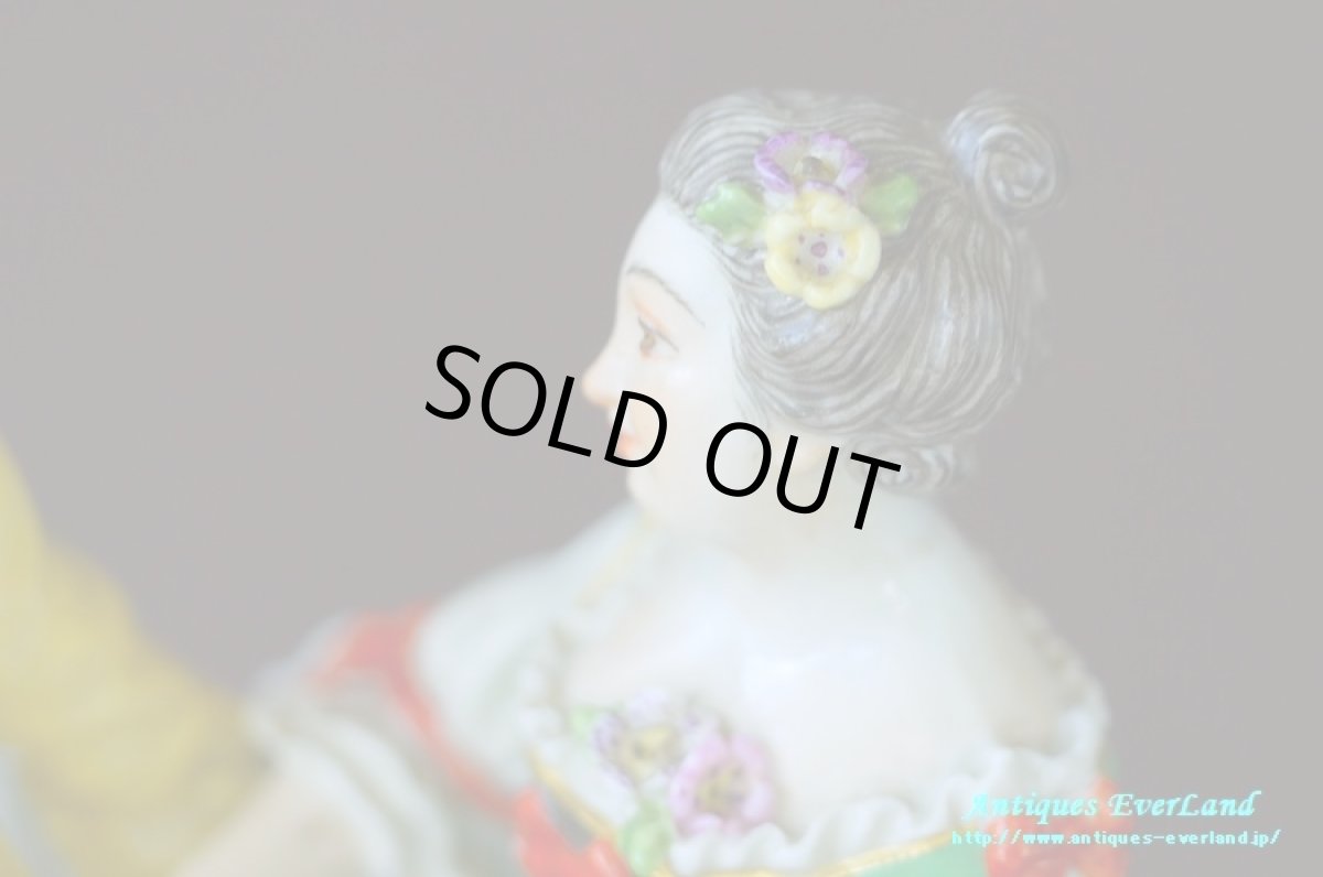 画像15: マイセン　羊飼いの恋人達　Shepherd Lovers　陶人形　専用箱入 (15)