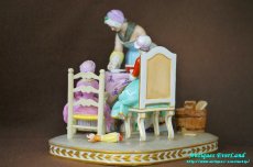 画像5: K.U.様専用ご決済用＞フランス　ナポレオンIII　オールドパリ　Vieux Paris　LE BENEDICITE　食前の祈り　シャルダン　専用箱入 (5)